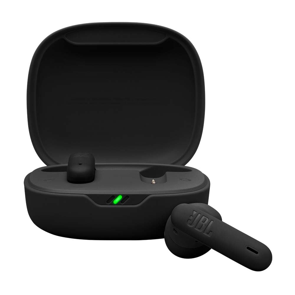 JBL Wave Flex 2, wireless Bluetooth in-ear headphones with 40 h playback time, JBL Pure Bass Sound, Smart Ambient technology, IP54 water and dust protected, multipoint connection, black - JBLWFLEX2BLK
