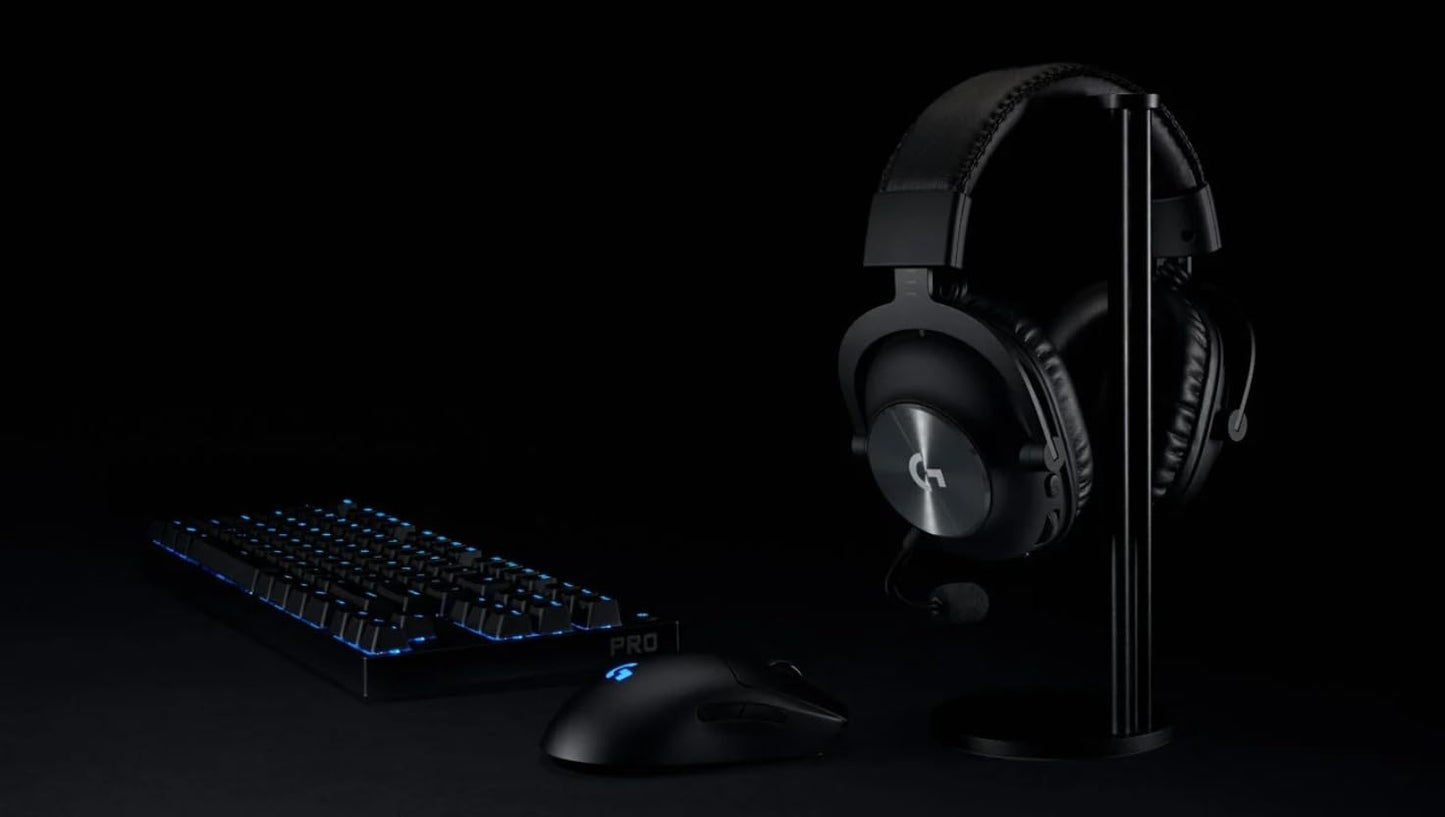 Logitech G PRO X wireless LIGHTSPEED gaming headset, Blue VO!CE microphone technology, 50 mm PRO-G speaker, DTS Headphone: - 981-000907