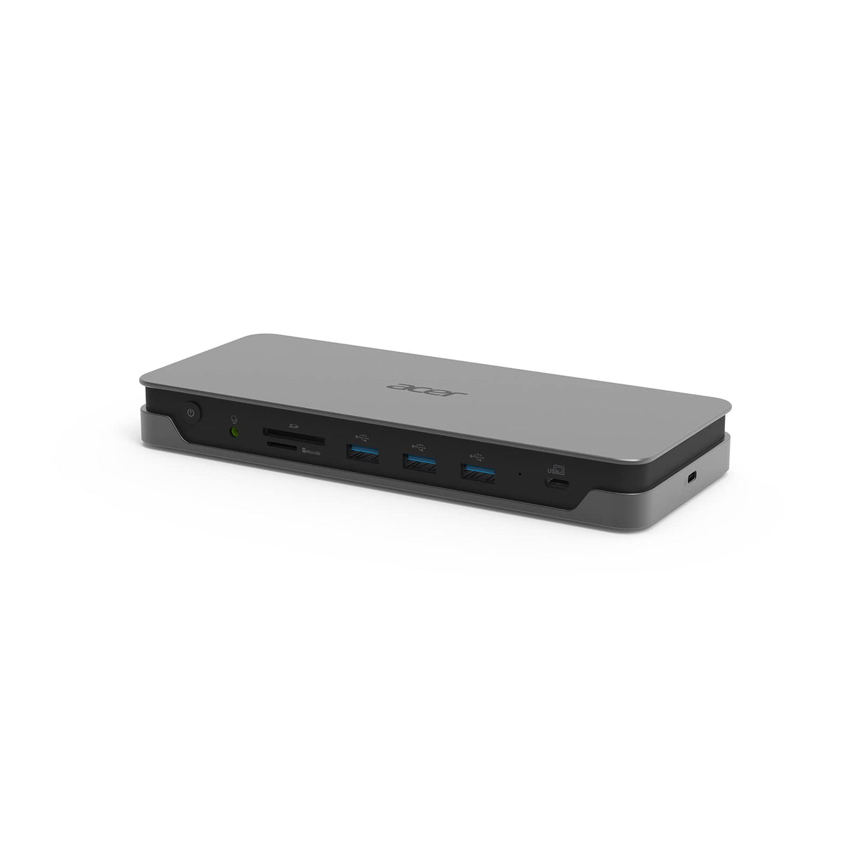 Acer USB C Docking Station USB Type-C Gen 1 Dock ADK230-2xHDMI 2.0, DisplayPort 1.4, USB Type-C 3.1 Gen.1, 3x USB 3.1 Type-A Gen.1, RJ45/LAN, SD card reader, audio connection (also for headset) - GP.DCK11.00W