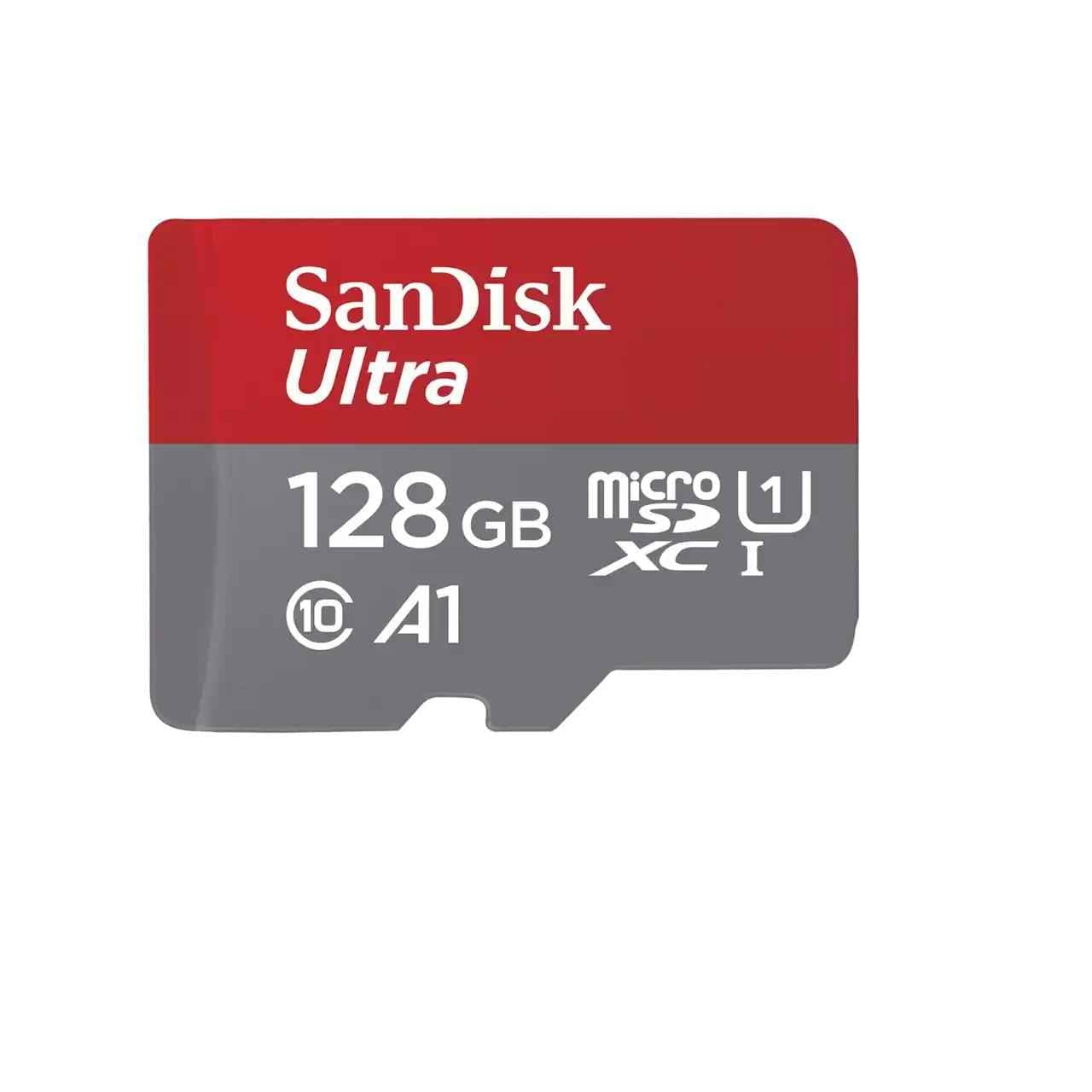 SanDisk Ultra 128 GB microSDXC UHS-I-Karte für Chromebook - SDSQUAB-128G-GN6FA