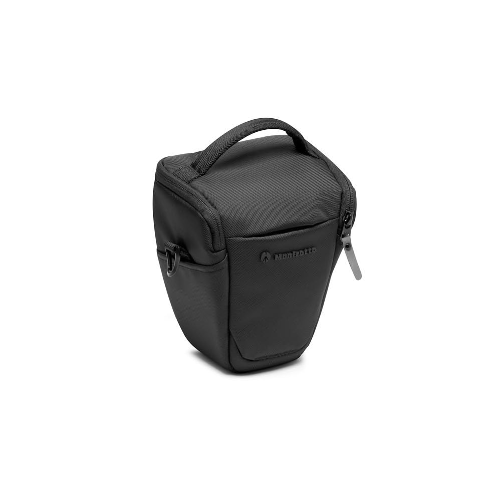 Manfrotto Advanced Holster S III, bag for mirrorless camera with lens, camera bag with tripod mount and rain cover, photography accessories - MF
