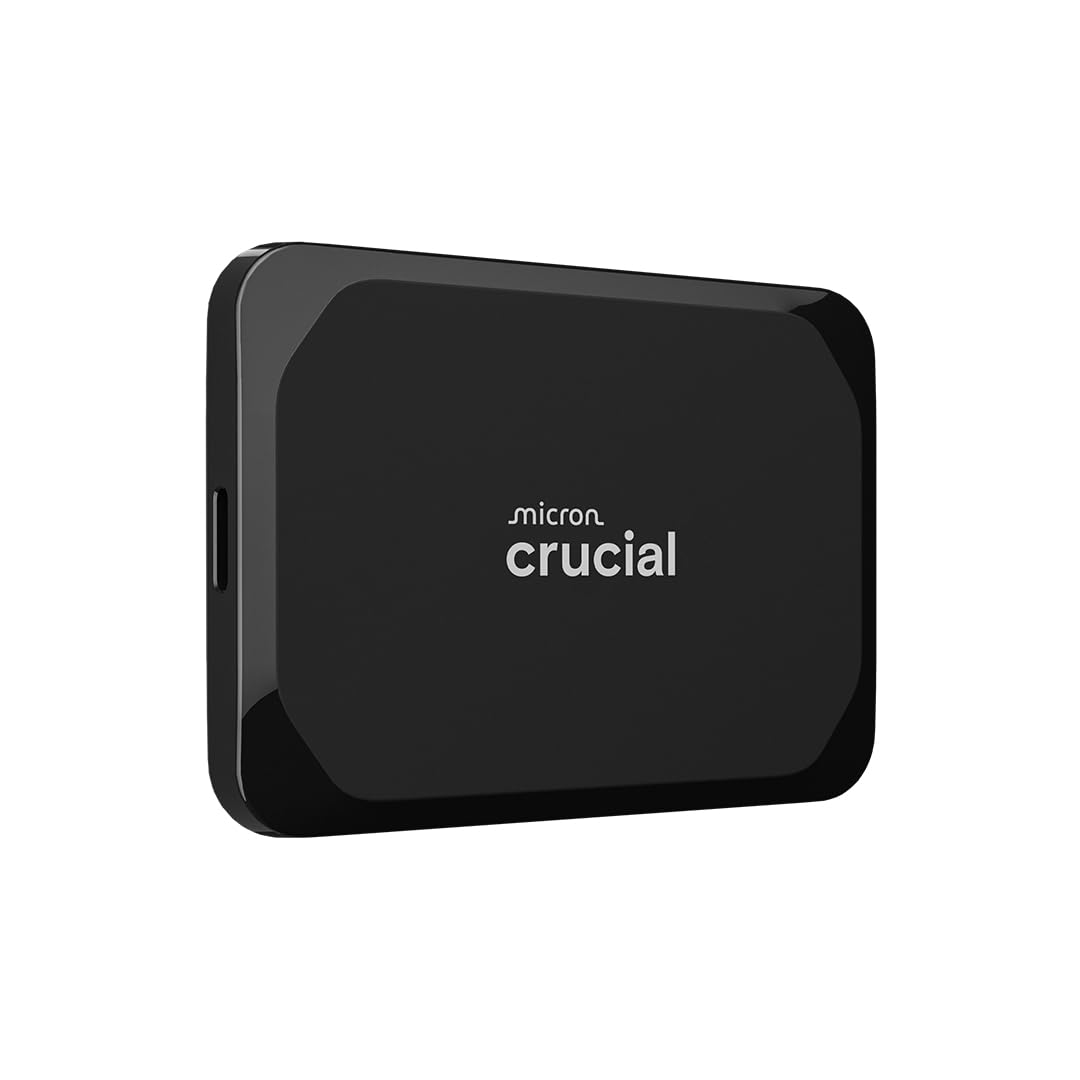 Crucial X9 1TB External SSD Hard Drive, up to 1050MB/s, Compatible with PC, Mac and Game Consoles, Portable Solid State Drive, USB-C 3.2 - CT1000X9SSD902