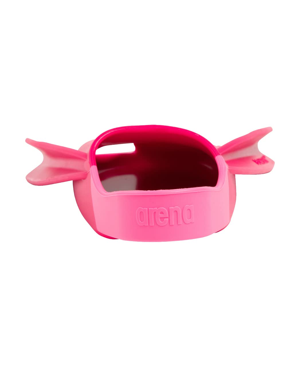 arena Powerfin Pro II swimming pool training fins, swimming fins for adults, fins made of 100% silicone, comfortable short fins for the swimming pool, pink, 46-47 - 006151-120-12.5-13.5