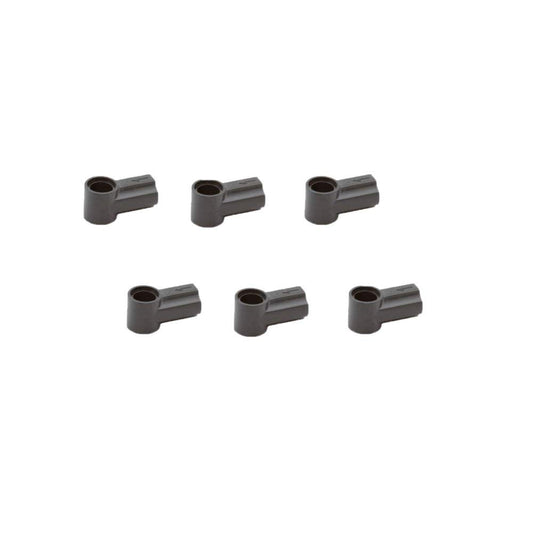 Lego Parts: Technic, Axle and Pin Connector Angled #1 (Black) by Parts - Technic, Connectors - 32013-Black