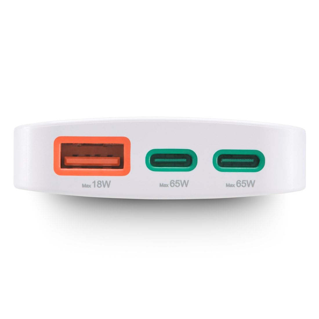 Hama USB C charger (quick charger 65 watts, charging plug for socket 2x USB-C, 1x USB-A, for mobile phone, laptop, tablet, supports power delivery, multiple USB charger with GaN technology) white - 00201976