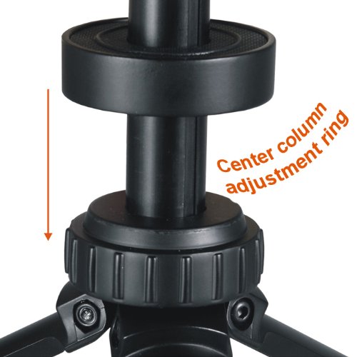 Vanguard weapon support tripod forend rest, black, 31 x 14.5 x 22.5~32 cm, Porta-aim - PORTA-AIM