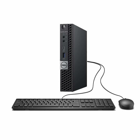 Dell Optiplex 5070 Mini Desktop Computer, Intel Core i5-8500, 8GB RAM, 256GB SSD, WiFi, Bluetooth, US QWERTY Keyboard, Windows 11 Pro (Renewed)