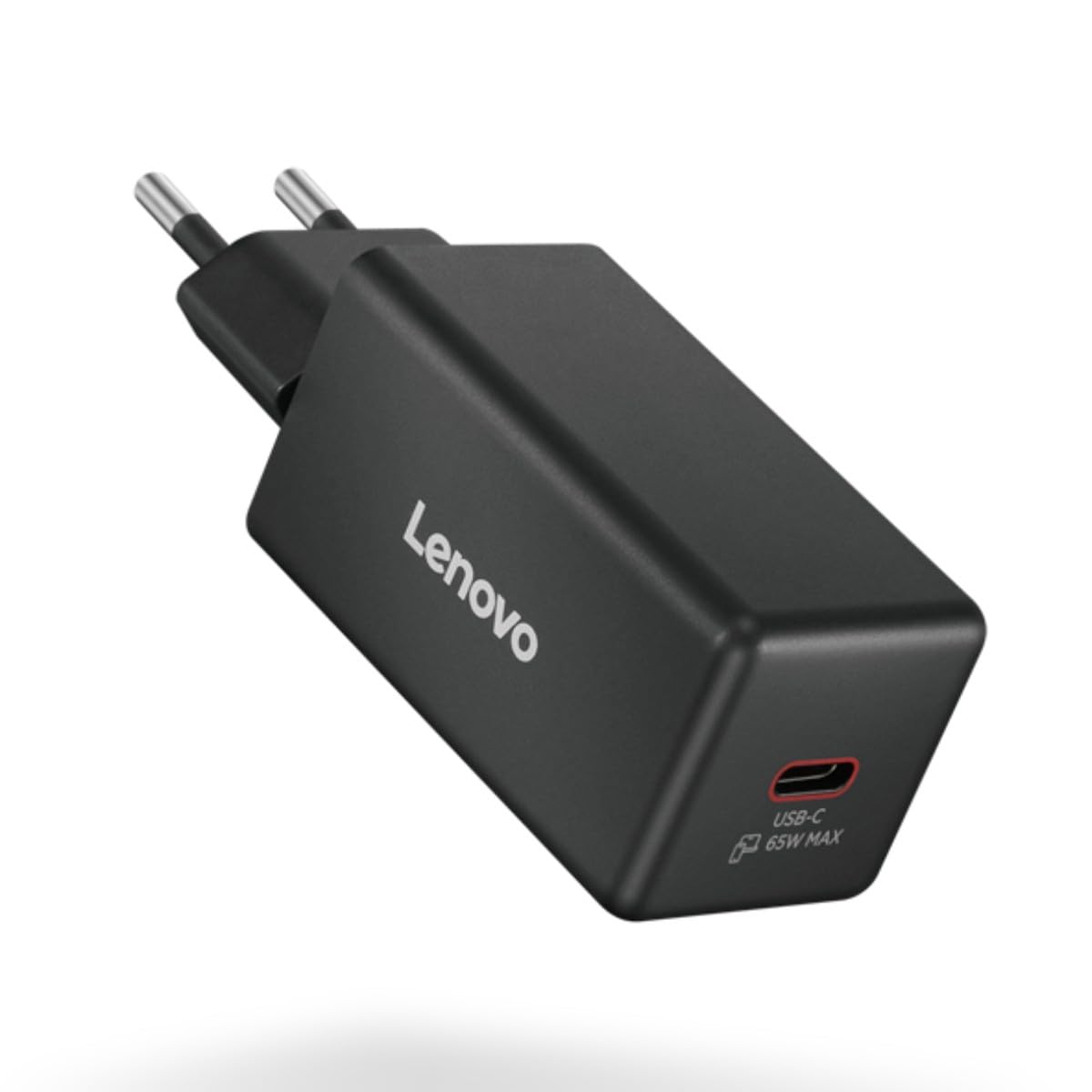 Lenovo Mini GaN USB-C 65W Charger | Charger for laptops and USB-C devices | Travel-friendly design | Black | EU plug - G0A665WBEU
