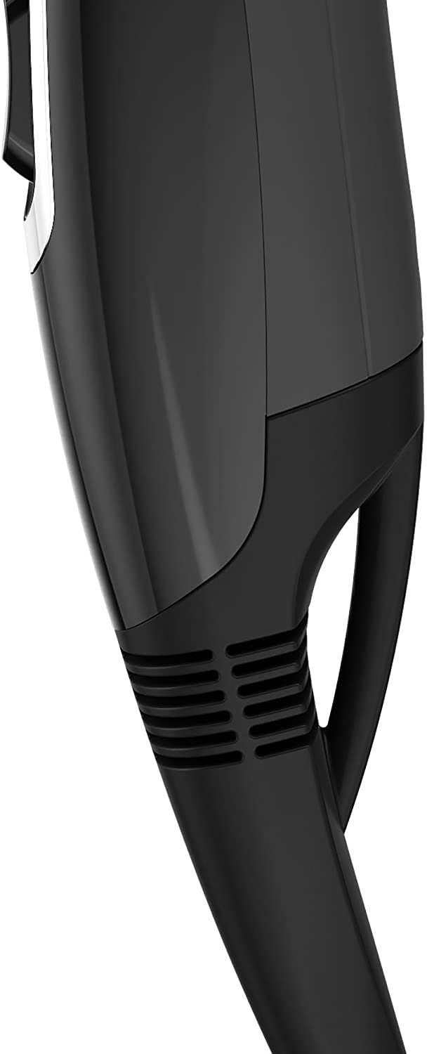 Remington Professional Hair Dryer Ionen Pro-Air (2300 W, 130 km/h, powerful & durable AC motor with true cold shot, 3 heat settings and 2 speed settings, two styling nozzles + diffuser), AC5999 - 45506560100