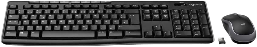 Logitech MK270 Wireless Keyboard and Mouse Set - Black + Norton 360 Deluxe 2026, Antivirus Software for 3 Devices