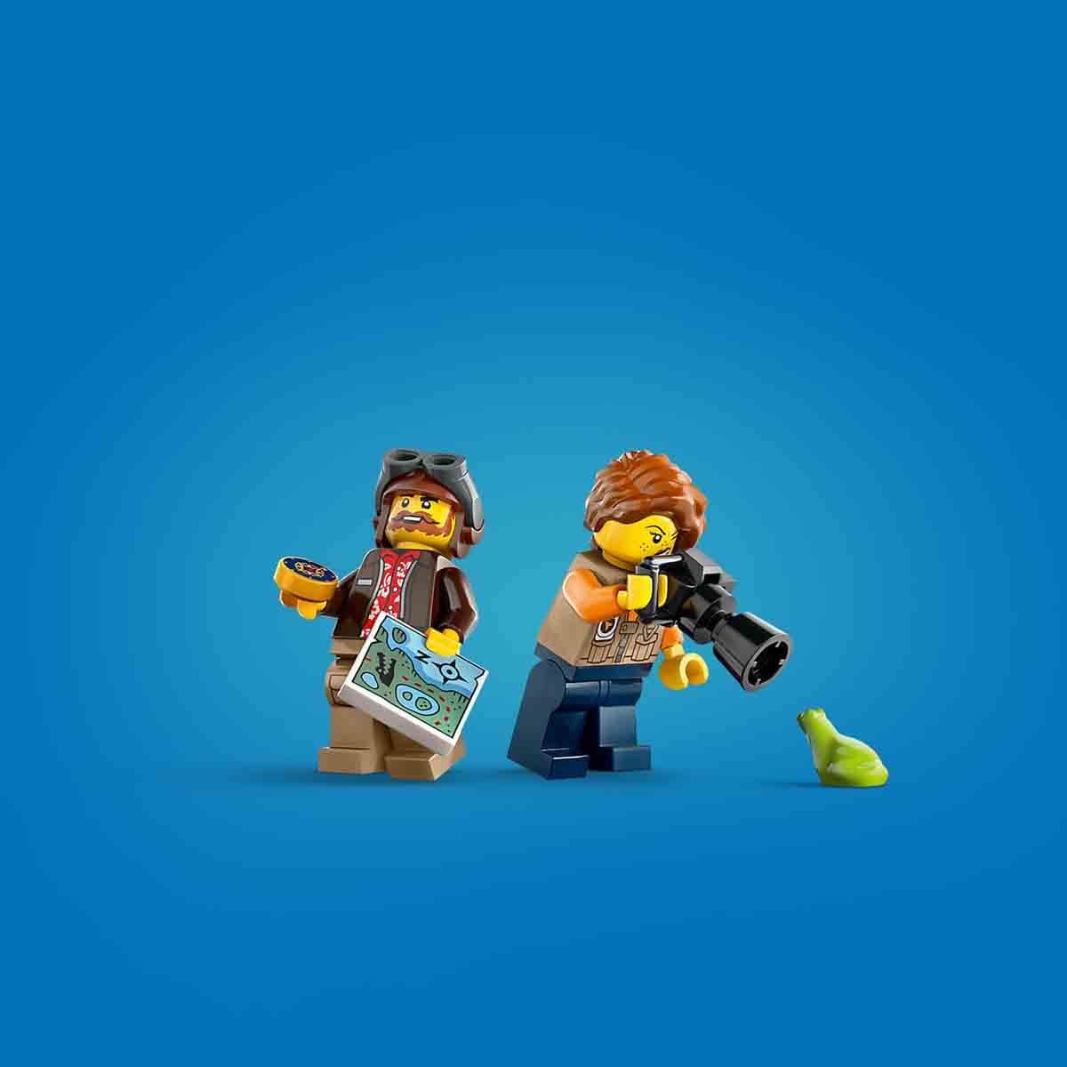 LEGO City Jungle Explorer Seaplane Toy for Kids Jungle Toy with Minifigures Explorer Toy for Girls and Boys Ages 6 and Up 60425