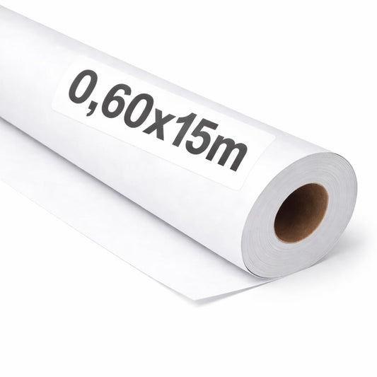 OFITURIA Kraft paper white - roll 0.60 × 15 m - 3 rolls - packaging paper and wrapping paper - craft paper for DIY, decoration and sewing patterns - tear-resistant and easy to cut - COM620-parent2