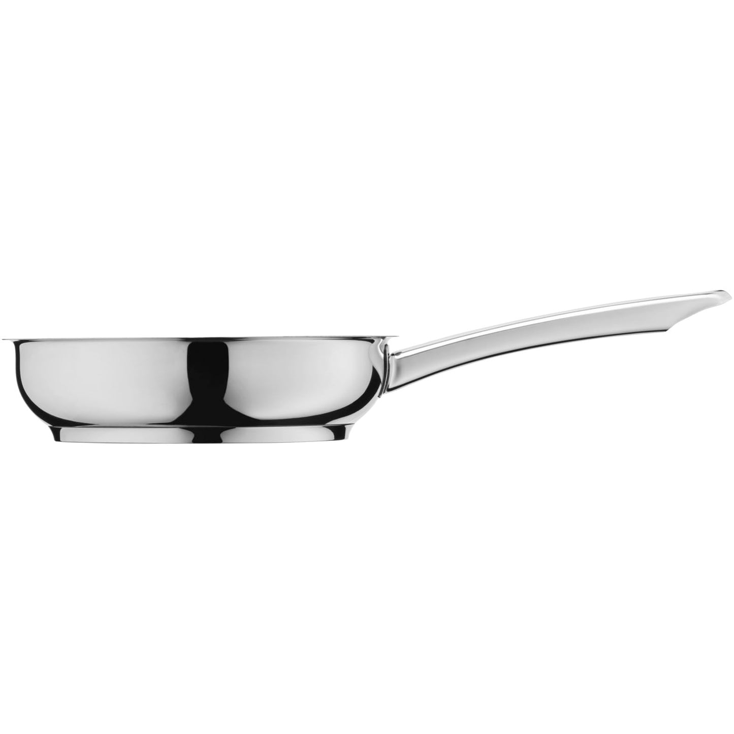 Silit Calabria frying pan 20 cm induction, coated stainless steel pan, long heat retention, non-stick coating, oven safe, suitable for all types of stoves, for gentle frying - 2110301752