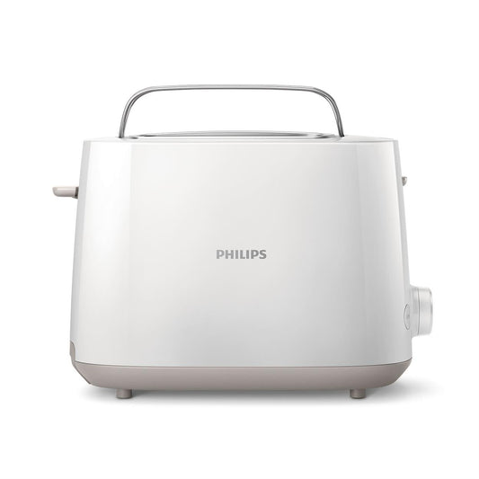 Philips toaster - 2 toast slots, 8 levels, bun attachment, defrost function, lift function, automatic switch-off, white (HD2581/00)