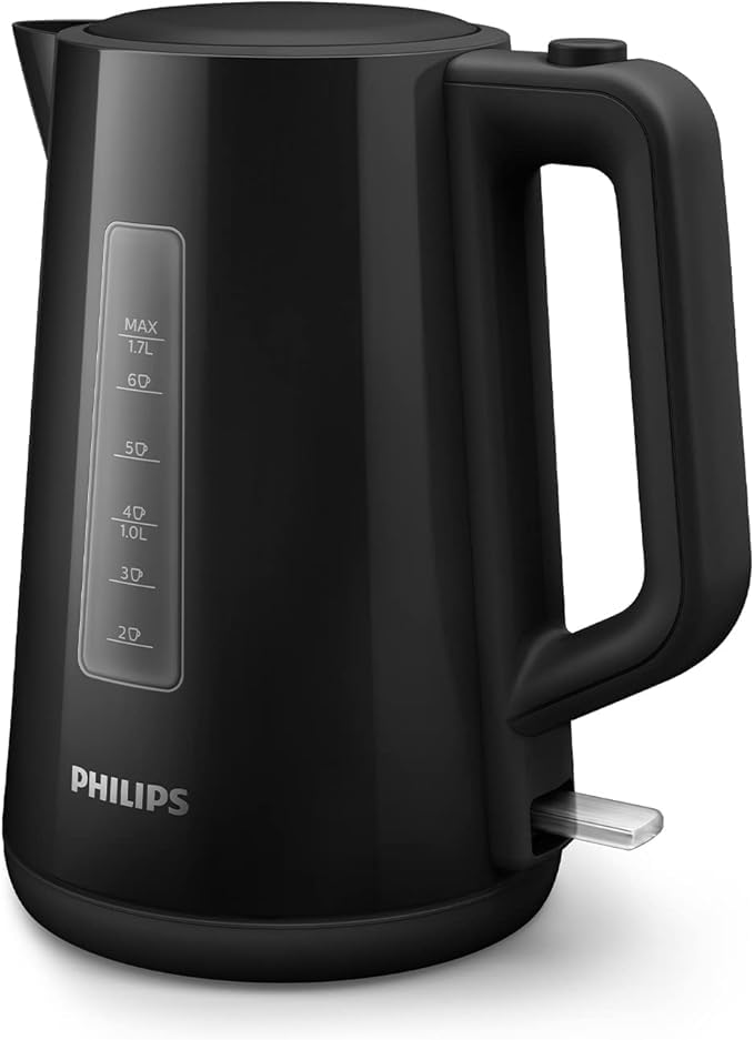Philips kettle - 1.7 L capacity with control display, pirouette base, black (HD9318/20) - Series