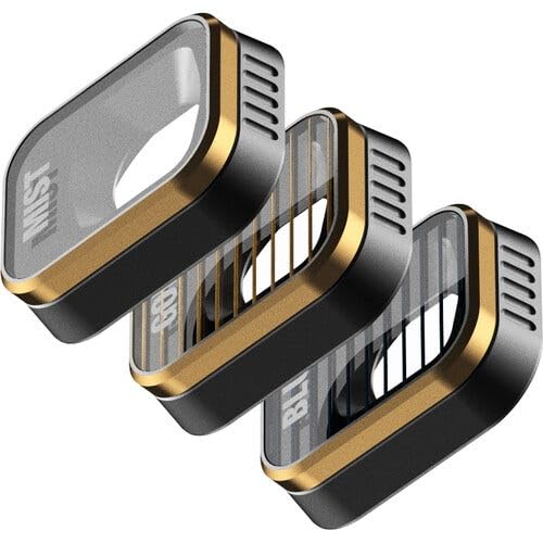 PolarPro - DJI Mini 3 Pro - Mist + GoldM + BlueM (3-Pack) - Ultra-Lightweight Aluminum - Precisely Engineered - horizontal and vertical shooting modes - color neutrality - MINI3-PRO-FX-3PK