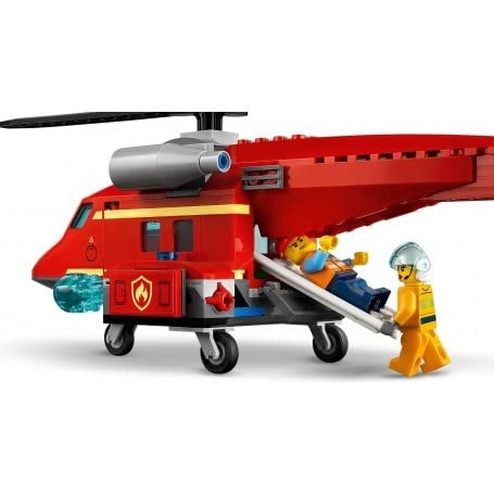 LEGO City Fire Rescue Helicopter 60281 Building Kit; Firefighter Toy and Fun Playset for Kids, New 2021 (212 Pieces) - 6332420