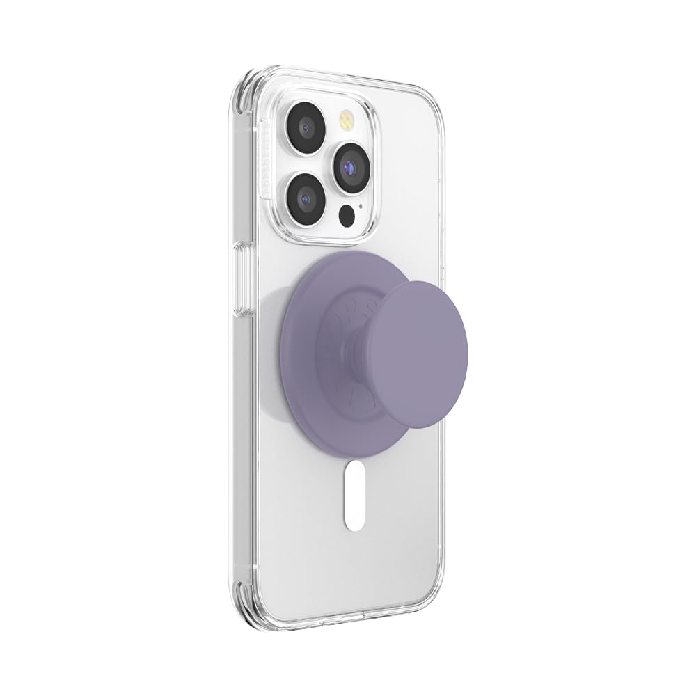 PopSockets Phone Grip for MagSafe with Kickstand, Magnetic Stand, Swappable Top, Secure Hold for iPhone MagSafe Cases, Phone & Tablet Grip - Soft Touch Dusk - 807493