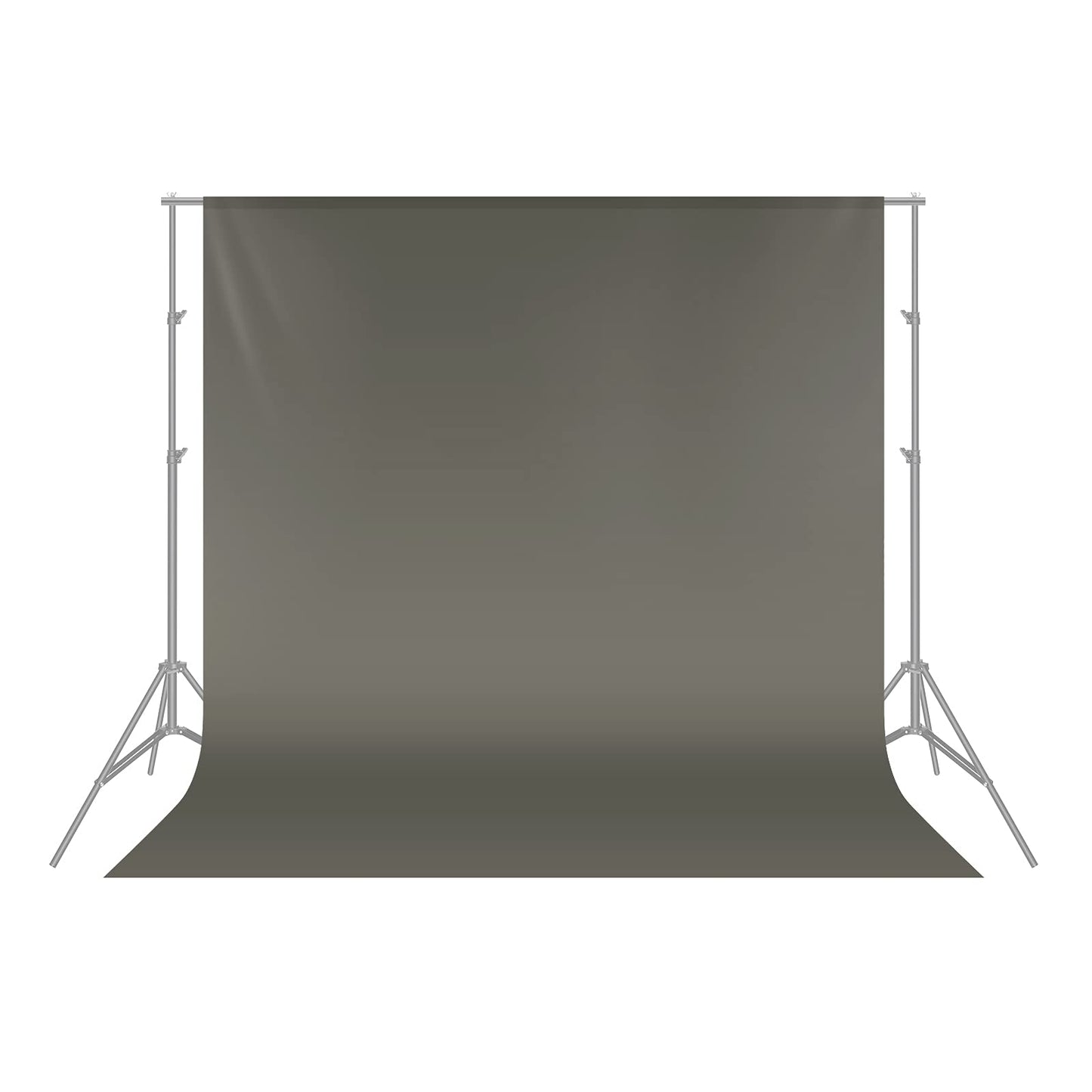 NEEWER 6x9ft/1.8x2.8m Photo Studio Backdrop 100% Pure Polyester Collapsible Backdrop for Photography, Video and TV (Background ONLY) - Gray - BD-0609