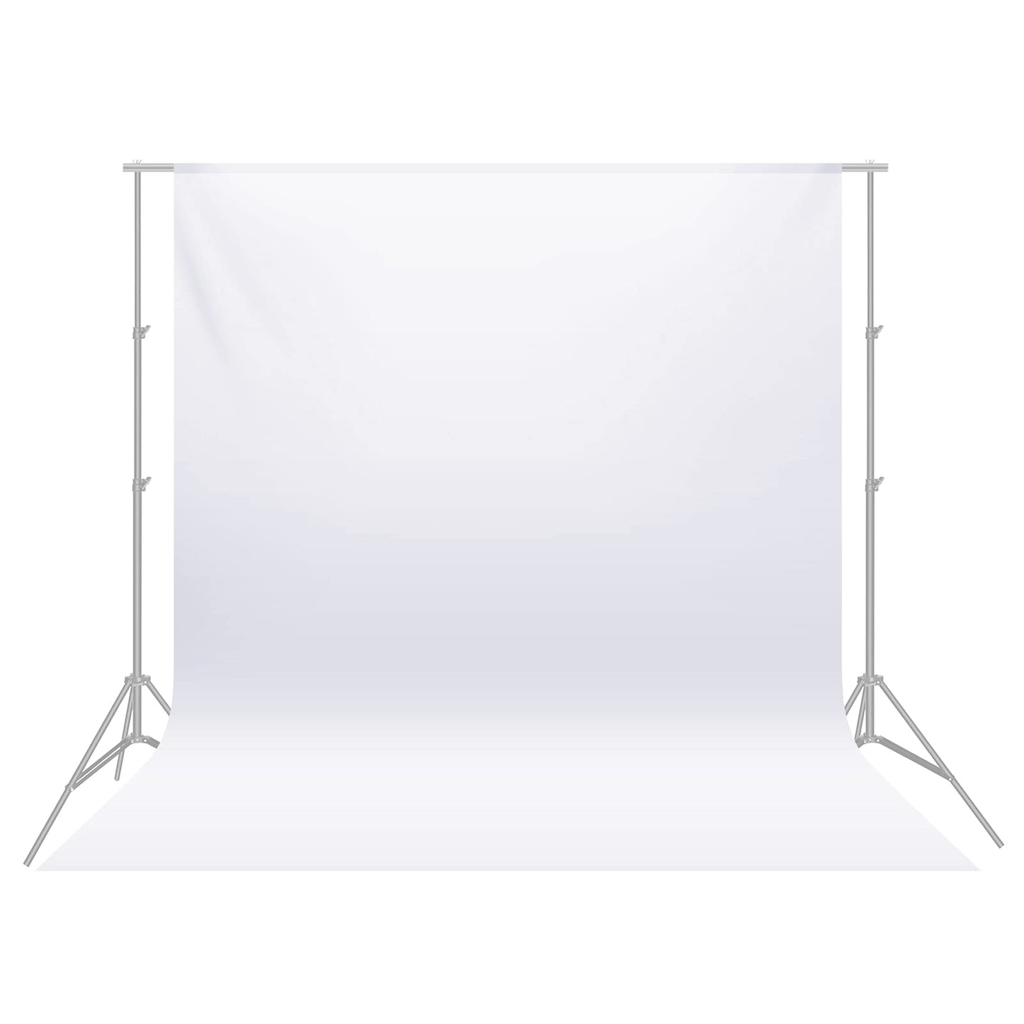 NEEWER 6 x 9FT / 1.8 x 2.8M Photo Studio 100% Pure Polyester Foldable Background Wallpaper for Photography, Video and TV (Background Only), White - 10083666