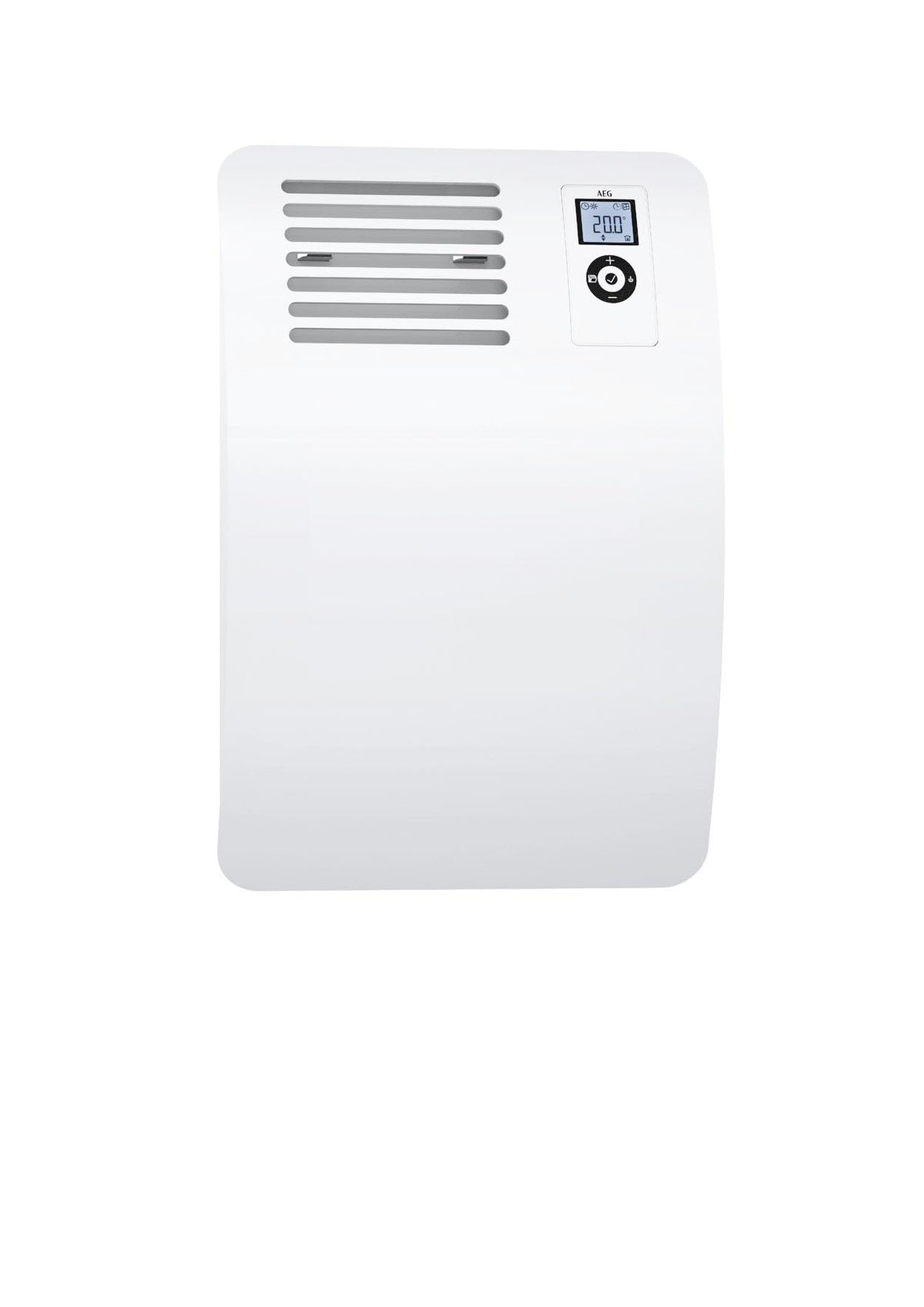Convector AEG WKL 500 Comfort, încălzire electrică economisitoare de energie, 500 W pentru aproximativ 6 m², verificat VDE, display LCD, temporizator săptămânal, timer de 120 minute, mod silențios, 238717