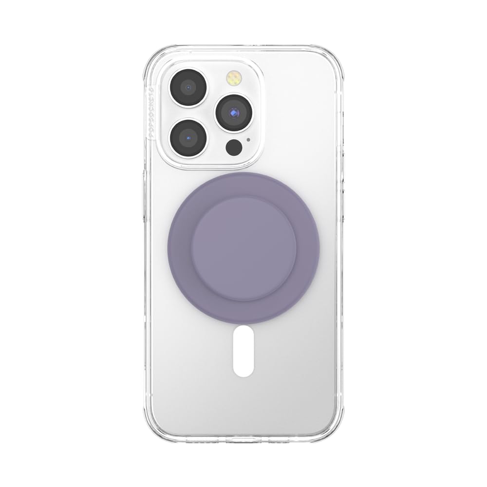 PopSockets Phone Grip for MagSafe with Kickstand, Magnetic Stand, Swappable Top, Secure Hold for iPhone MagSafe Cases, Phone & Tablet Grip - Soft Touch Dusk - 807493