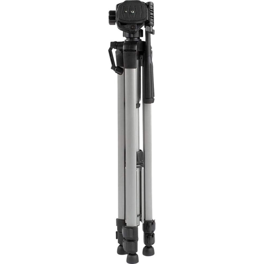 CULLMANN - 52128 - Alpha 2800 Tripod - Extension height 184.5 cm - Packed size 70 cm - with 3-way head - max. load capacity 2.5 kg - Weight 1334 g - Silver