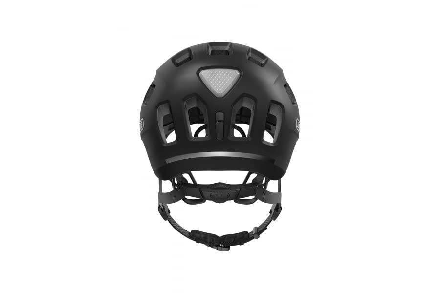 ABUS Youn-I 2.0 bicycle helmet - with light for children, teenagers and young adults - for girls and boys - matt black, size S - 40150