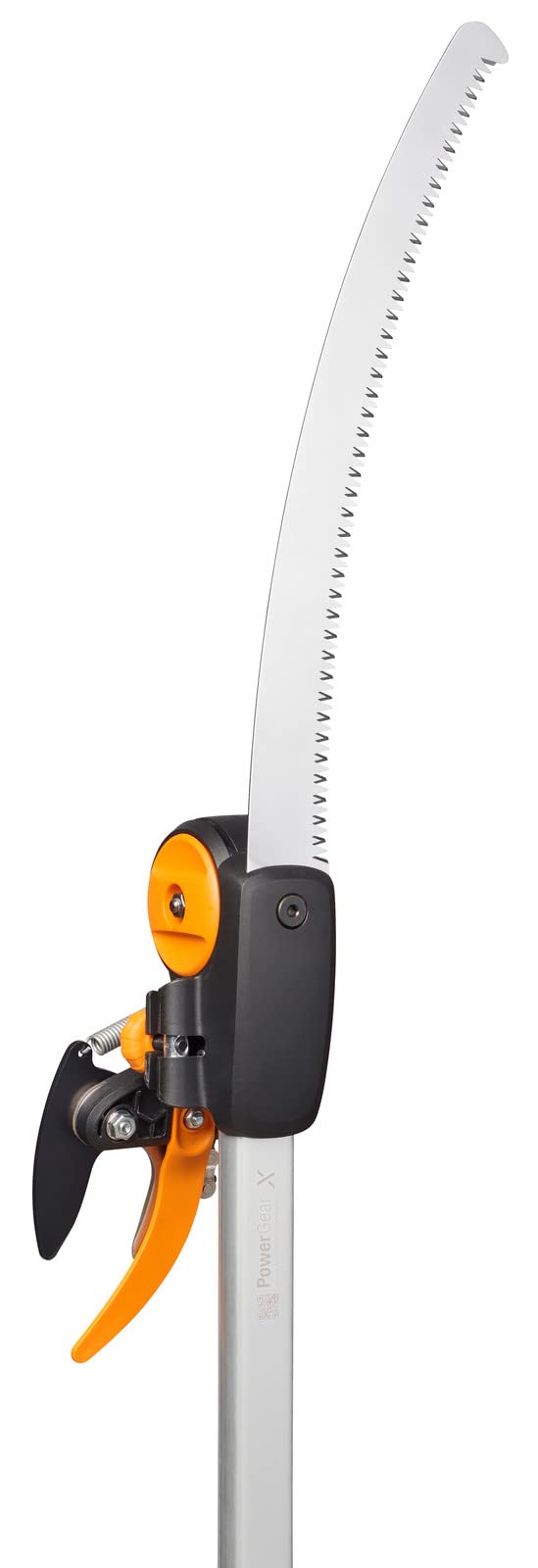 Fiskars cutting giraffe set, 2 pieces, bypass telescopic cutting giraffe UPX86 (length 2.4 - 4 m) and tree saw for bypass telescopic cutting giraffe UPX86 and UPX82 (length: 46 cm), 1077330