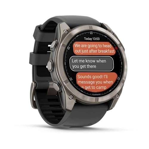 Garmin Fenix 8 Pro 47mm AMOLED - multisport smartwatch, 1.4" touch display, up to 15 days battery life, maps, 80+ sports apps, ECG, flashlight, LTE telephony & 24/7 SOS emergency call (subscription required) - 010-03198-11