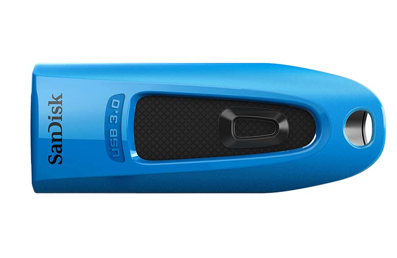 SanDisk Ultra USB 3.0 flash drive 64 GB (SecureAccess software, password protection, transfer speed of up to 130 MB/s) Blue/Red - SDCZ48-064G-G46BR2