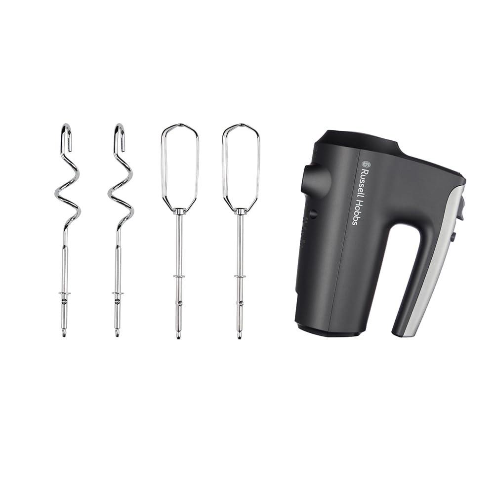 Russell Hobbs Hand Mixer, 5 Speeds, 350 Watts, Anthracite - 27151