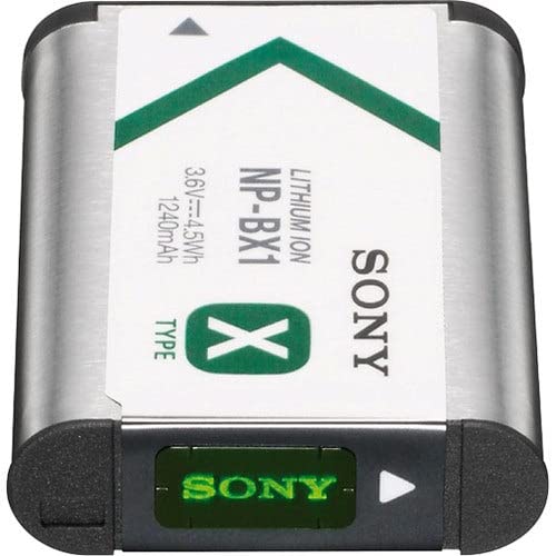 Sony NP-BX1 original battery for compact cameras, vloggers & RX/ZV-1/HX/WX cameras - lithium-ion, high capacity, long running time - NPBX1.CE