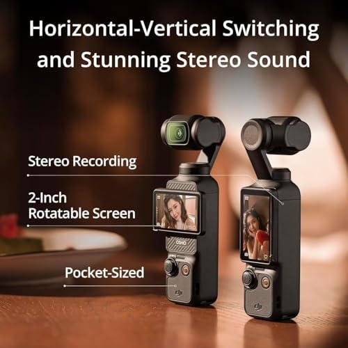 DJI Osmo Pocket 3 + Mic Mini Sender (Polarweiß)