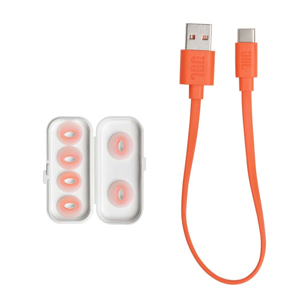 JBL Tune Flex TWS - waterproof, true wireless in-ear headphones with noise canceling - white - with up to 32 hours of music playback - JBLTFLEXWHT