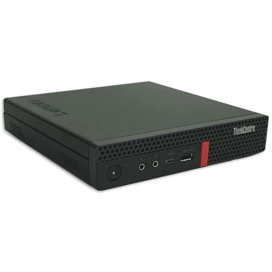 Lenovo ThinkCentre M720q Tiny Intel Six Core i5 8400T 256GB SSD Hard Drive 16GB Memory Windows 11 Pro incl. WiFi & Bluetooth Desktop Computer Mini PC (Refurbished) - 10006158