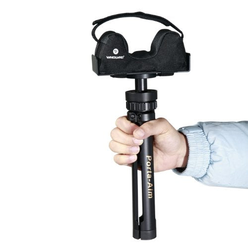 Vanguard weapon support tripod forend rest, black, 31 x 14.5 x 22.5~32 cm, Porta-aim - PORTA-AIM