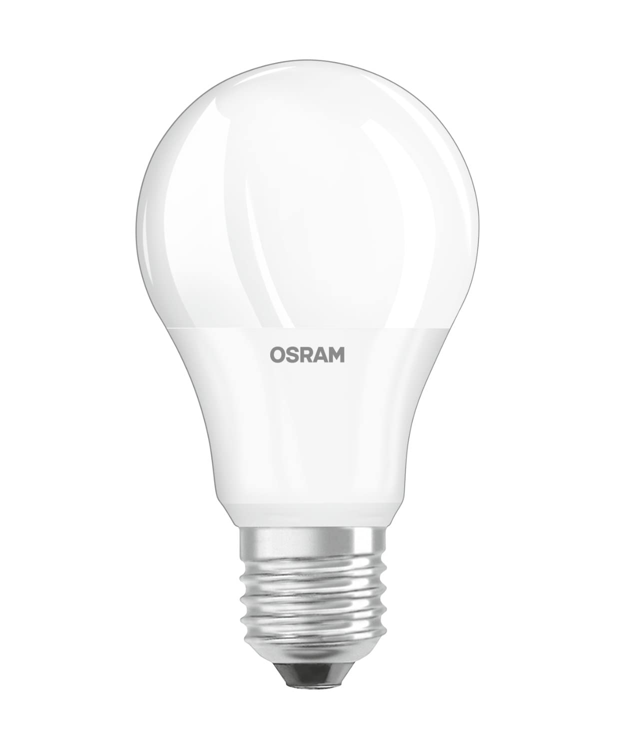 Osram LED bulb, base: E27, warm white, 2700K, 8.50W, replacement for 60W bulb, matt, LED BASE CLASSIC A, 10 x pack of 5 - 4058075090491