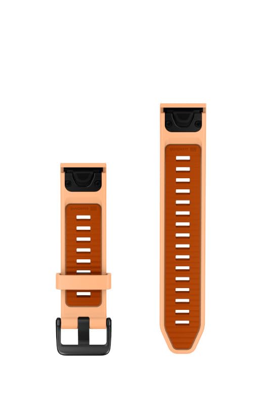 Garmin Quickfit-Brățară 20 mm, Silicon, Shell Pink/Autumn Orange - 010-14506-03