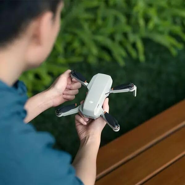 DJI Mini 4K Drone with 4K UHD Camera for Adults, 3-Axis Gimbal Stabilization, C0, QuickShots, 10 km Video Transmission, Auto Return, Wind Stable, 1 Battery (31 min Flight Time), Under 249g - 6941565980359
