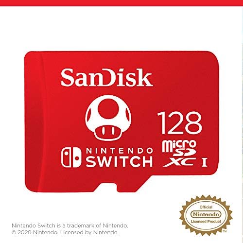 SANDISK microSDXC UHS-I Speicherkarte für Nintendo Switch - SDSQXAO-128G-GNCZN