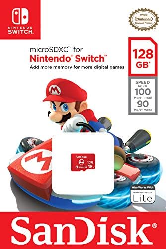 SANDISK microSDXC UHS-I Speicherkarte für Nintendo Switch - SDSQXAO-128G-GNCZN