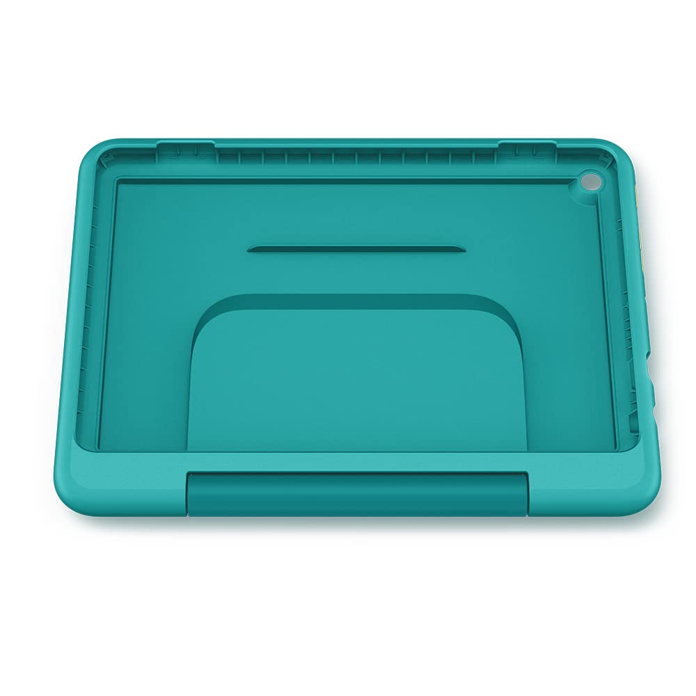 Child-friendly case from Amazon for the Fire HD 8 tablet (only compatible with 12th generation, 2022), teal - 53-028589
