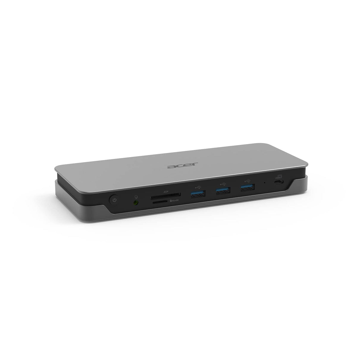 Acer USB C Docking Station USB Type-C Gen 1 Dock ADK230-2xHDMI 2.0, DisplayPort 1.4, USB Type-C 3.1 Gen.1, 3x USB 3.1 Type-A Gen.1, RJ45/LAN, SD card reader, audio connection (also for headset) - GP.DCK11.00W