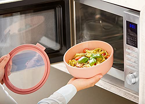 Mepal multi-bowl Cirqula Round 4-piece set - microwave dishes - suitable as a storage box, refrigerator, freezer and microwave dishes - 350, 750, 1250, 2250 ml - Nordic black - 106232041100