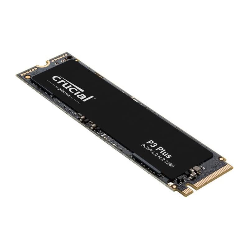 Crucial P3 Plus SSD 500GB M.2 PCIe Gen4 NVMe, cu viteze de până la 4.700 MB/s, compatibil cu laptopuri și desktopuri, Solid State Drive - CT500P3PSSD8