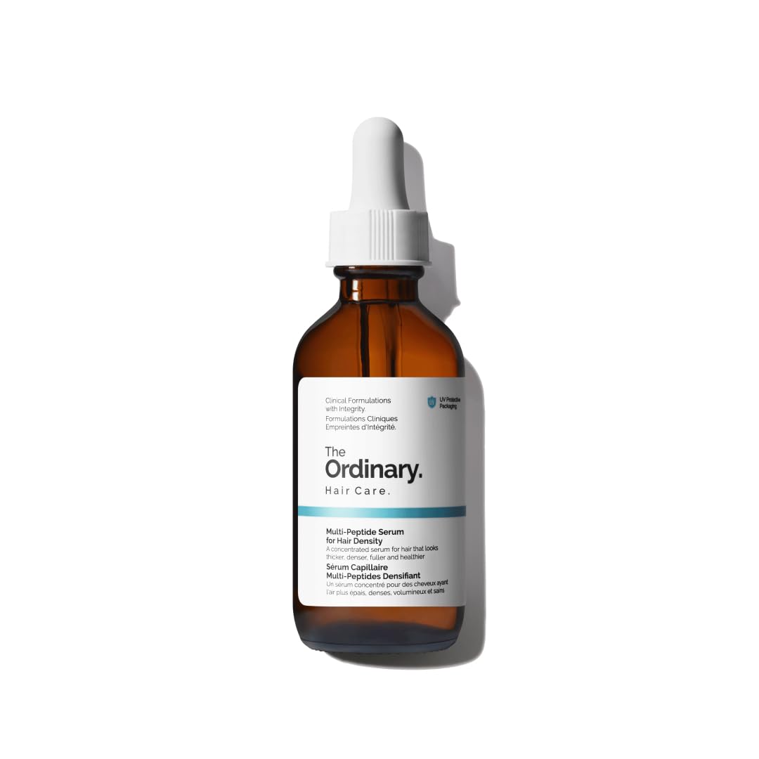 The Ordinary Multi-Peptide Serum for Hair Density, multi-peptide serum for thicker hair, peptide-containing formula for thicker, fuller-looking hair, 60ml - 769915194647