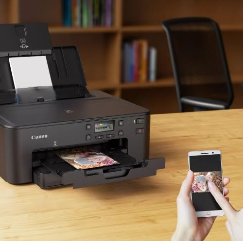 Canon PIXMA TS705a is a compact inkjet printer (without scan & copy function, WiFi, duplex, 5 separate inks, AirPrint, A4, black). - 3109C026