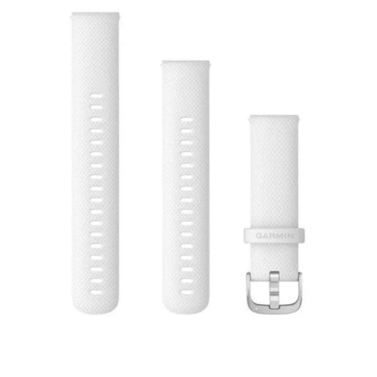 Garmin brățară de schimb rapid 18 mm, silicon, alb - 010-12932-0B