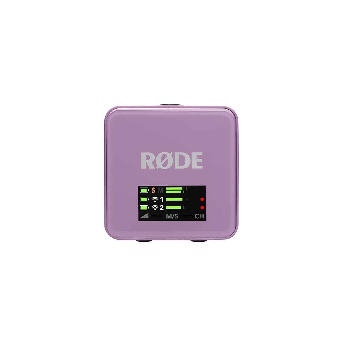 RØDE Wireless GO (Gen 3) – Compact wireless microphone – Crystal clear sound, 32-bit float recording, automatic level control, for phones, cameras, and computers (Lilac) - WIGOGEN3LIL